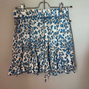 Animal print lizard thicket mini skirt